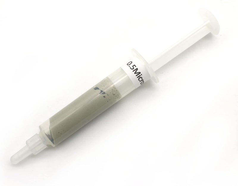 T-MAX 0.5 Micron 30,000 Grit 5 Gram Diamond Lapping Paste Polishing Compound Syringe Final Finish for Jewelry, Metal, Ring, Gemstone, Glass, Coin - Image 1